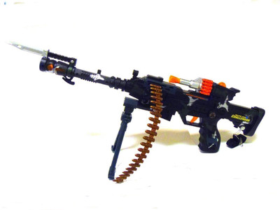 

fizzytech Land Combat Machine Gun Musical - 56 cm(Multicolor)