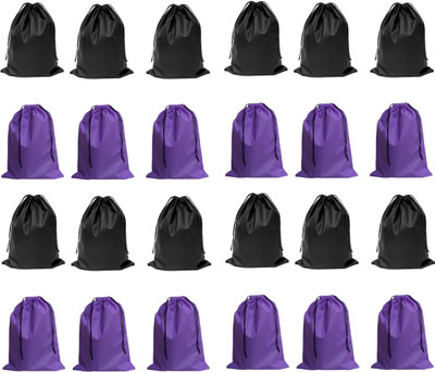 

DE'MODA Shoe Pouch(Purple, Black), Black;purple