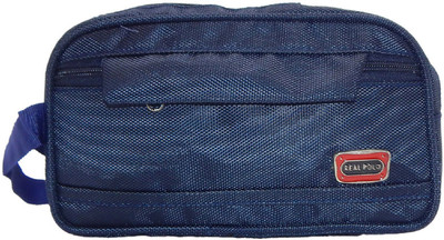 

RK Brands 3 Pocket Portable Multipurpose Shaving, Cosmetics, Travel Toiletry Kit(Blue)