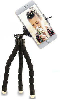 

CASADOMANI Sponge Flexible Mini Tripod Camera Travel Tripod with 360 Rotatable mobile holder mount Phone Holder Selfie stick Gorillapod Universal Tripods For all Smartphones and Video Cameras Tripod(Multicolor, Supports Up to 1000)