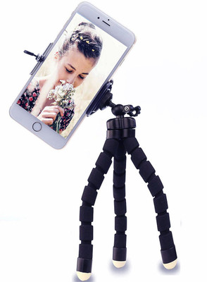 

LIFEMUSIC Mini Flexible Sponge Tripod Tripod(Blue, Supports Up to 1000 g)