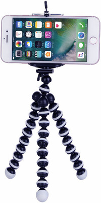 

BUY GENUINE Multipurpose Flexible Octopus Style 360 degree rotatable Mini Tripod For Mobile Phone, Digital camera , Smartphones With Universal Mobile Mount Adapter Tripod(Multicolor, Supports Up to 1000)