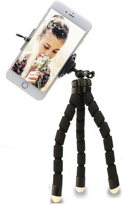 

BUY SURETY Sponge Flexible Mini Tripod Camera Travel Tripod with 360 Rotatable mobile holder Phone Holder Selfie stick Gorillapod Universal Tripods For all Smartphones and Video Cameras Tripod(Multicolor, Supports Up to 1000)