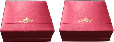 Decent Boxes Jewellery Vanity Box Jewellery Vanity Box(Red)