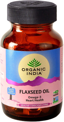 

Organic India Flax Seed Oil 60 Capsules Bottle(60 No)