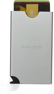 

Police Men Casual Silver Aluminium Card Holder(1 Card Slot)