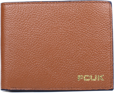 

French Connection Men Casual Brown Genuine Leather Wallet(6 Card Slots), Soft tan