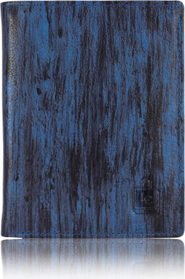 

Le Craf Men Casual Blue Genuine Leather Wallet(6 Card Slots), Blue-24