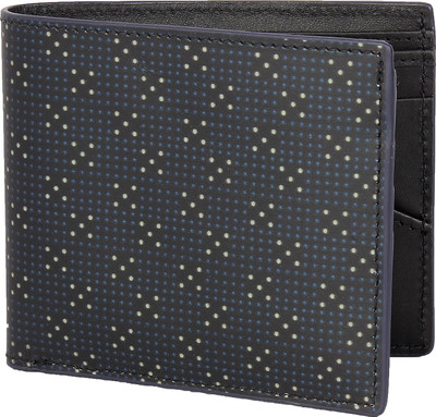 

Blackberrys Men Casual Black, Blue Genuine Leather Wallet(3 Card Slots), Navy