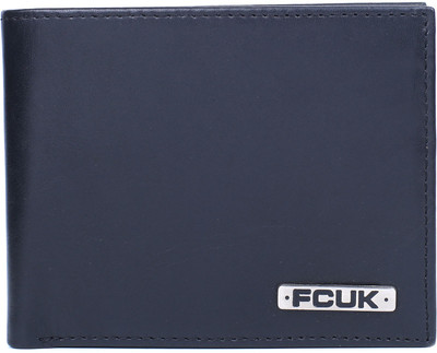 

French Connection Men Formal Black Genuine Leather Wallet(6 Card Slots)