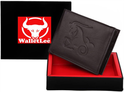 

WalletLee Men Brown Genuine Leather Wallet(1 Card Slot)