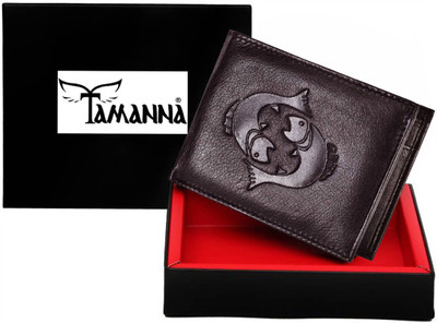 

Tamanna Men Casual Black Genuine Leather Wallet(1 Card Slot), Brown