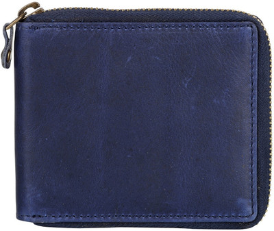 

AspenLeather Men Casual Blue Genuine Leather Card Holder(6 Card Slots)
