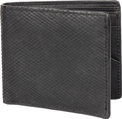 

Blackberrys Men Casual Black Genuine Leather Wallet(3 Card Slots)