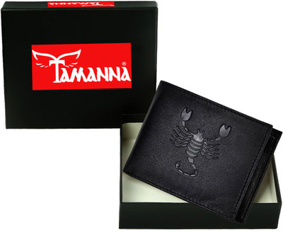 

Tamanna Men Casual Black Genuine Leather Wallet(1 Card Slot)