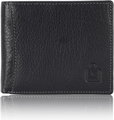 

Le Craf Men Casual Black Genuine Leather Wallet(6 Card Slots), Black-04