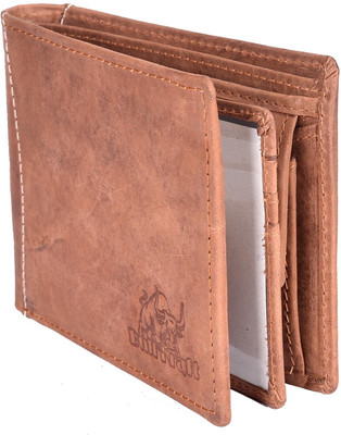 

Bull Kraft Men Casual, Formal Brown Genuine Leather Wallet(6 Card Slots), Brown -05