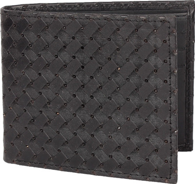 

Blackberrys Men Casual Black Genuine Leather Wallet(6 Card Slots)