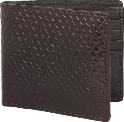 

Blackberrys Men Casual Brown Genuine Leather Wallet(8 Card Slots), Dark brown