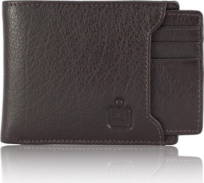 

Le Craf Men Brown Genuine Leather Wallet(6 Card Slots), Brown-08