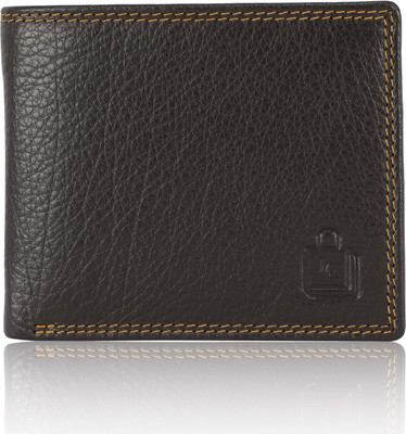 

Le Craf Men Brown Genuine Leather Wallet(6 Card Slots), Brown-08