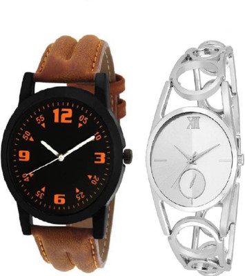 

PMAX 457 BROWN AND PM 305 SILVER NEW STYLISH FOR Watch - For Men & Women