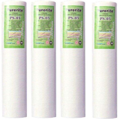 

Latexo Purerite Spun Filter Solid Cartridge 10" Suitable For All Types Of Water Purifier (Pack Of 4) Solid Filter Cartridge(5, Pack of 4)