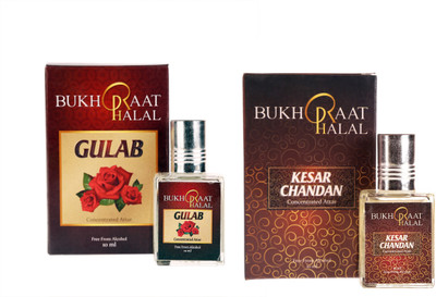 

RACKDACK Bukhraat Halal Oriental Treat Alcohol free Kesar Chandan & Gulab Floral Attar(Musk Arabia)
