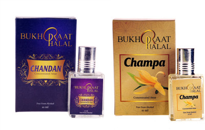 

RACKDACK Bukhraat Halal Oriental Treat Alcohol free Champa & Chandan Floral Attar(Musk Arabia)