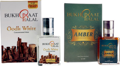 

RACKDACK Bukhraat Halal Oriental Treat Alcohol free Amber & Oudh White Floral Attar(Musk Arabia)
