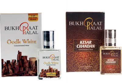 

RACKDACK Bukhraat Halal Oriental Treat Alcohol free Kesar Chandan & Oudh White Floral Attar(Musk Arabia)