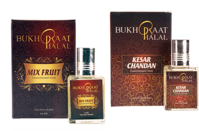 

RACKDACK Bukhraat Halal Oriental Treat Alcohol free Kesar Chandan & Mix Fruit Floral Attar(Musk Arabia)