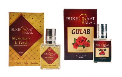 

RACKDACK Bukhraat Halal Oriental Treat Alcohol free Gulab & Mukhallat-E-Yusuf Floral Attar(Musk Arabia)