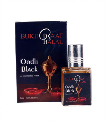 

RACKDACK TECHNOLOGIES Bukhraat Halal Oudh Black Floral Attar(Dehn el oud)