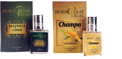 

RACKDACK Bukhraat Halal Oriental Treat Alcohol free Champa & Majmua 1000 Floral Attar(Musk Arabia)
