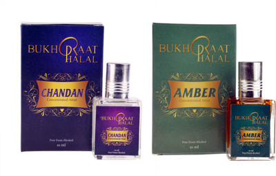 

RACKDACK Bukhraat Halal Oriental Treat Alcohol free Amber & Chandan Floral Attar(Musk Arabia)