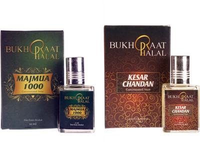 

RACKDACK Bukhraat Halal Oriental Treat Alcohol free Kesar Chandan & Majmua 1000 Floral Attar(Musk Arabia)