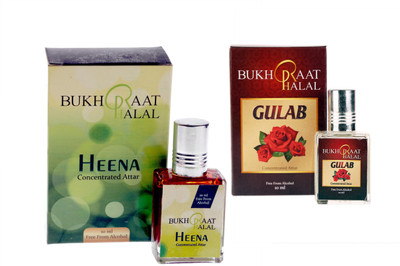 

RACKDACK Bukhraat Halal Oriental Treat Alcohol free Gulab & Heena Floral Attar(Musk Arabia)
