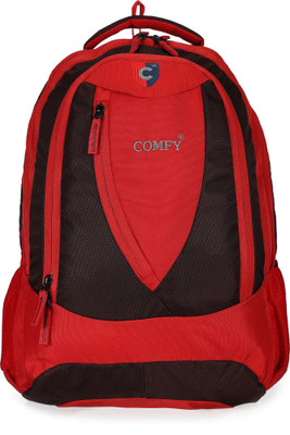 

Comfy Spacious School-College Bag 34 L Backpack(Red), Brown