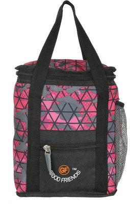 

Good Friends Branded Premium Quality Pink Color Waterproof Lunch Bag(Pink, 10 inch)