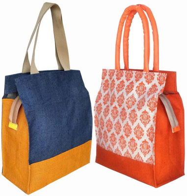 

Foonty f-3 Lunch Bag(Orange, Blue, 5)