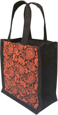 

Urban Jhola (UJ-8) jute Lunch Bag(Black, 3 L)