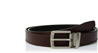 

Highonbrand Men Casual Brown Genuine Leather Reversible Belt