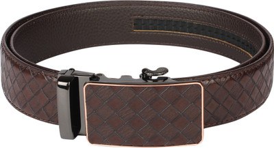 

Egoss Men Casual Brown Genuine Leather Reversible Belt