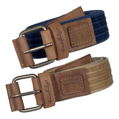 

Honey Badger Boys Casual Khaki, Blue Canvas Belt, Blue;khaki
