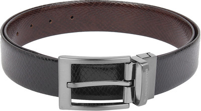 

Blackberrys Men Formal Brown Genuine Leather Belt, Black brown