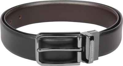 

Blackberrys Men Formal Brown Genuine Leather Belt, Black brown, Blackberrys Men Formal Black Genuine Leather Reversible Belt, Black brown