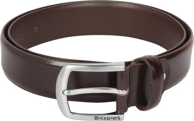 

Blackberrys Men Formal Brown Genuine Leather Belt