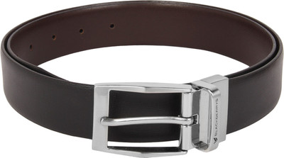 

Blackberrys Men Formal Black Genuine Leather Reversible Belt, Black brown
