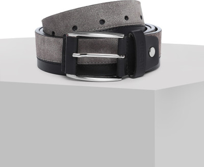 

Ducati Men Casual Black, Grey Genuine Leather Belt